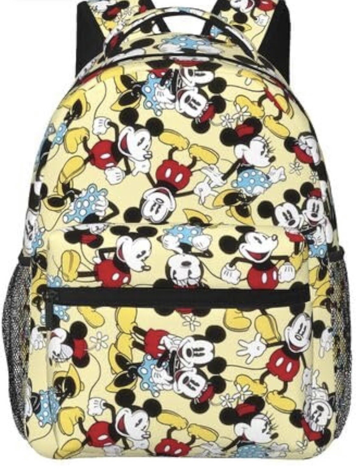 QANPE Fashion Cartoon Backpack for Women Girls Kids Cute One Size, Mickey Minnie