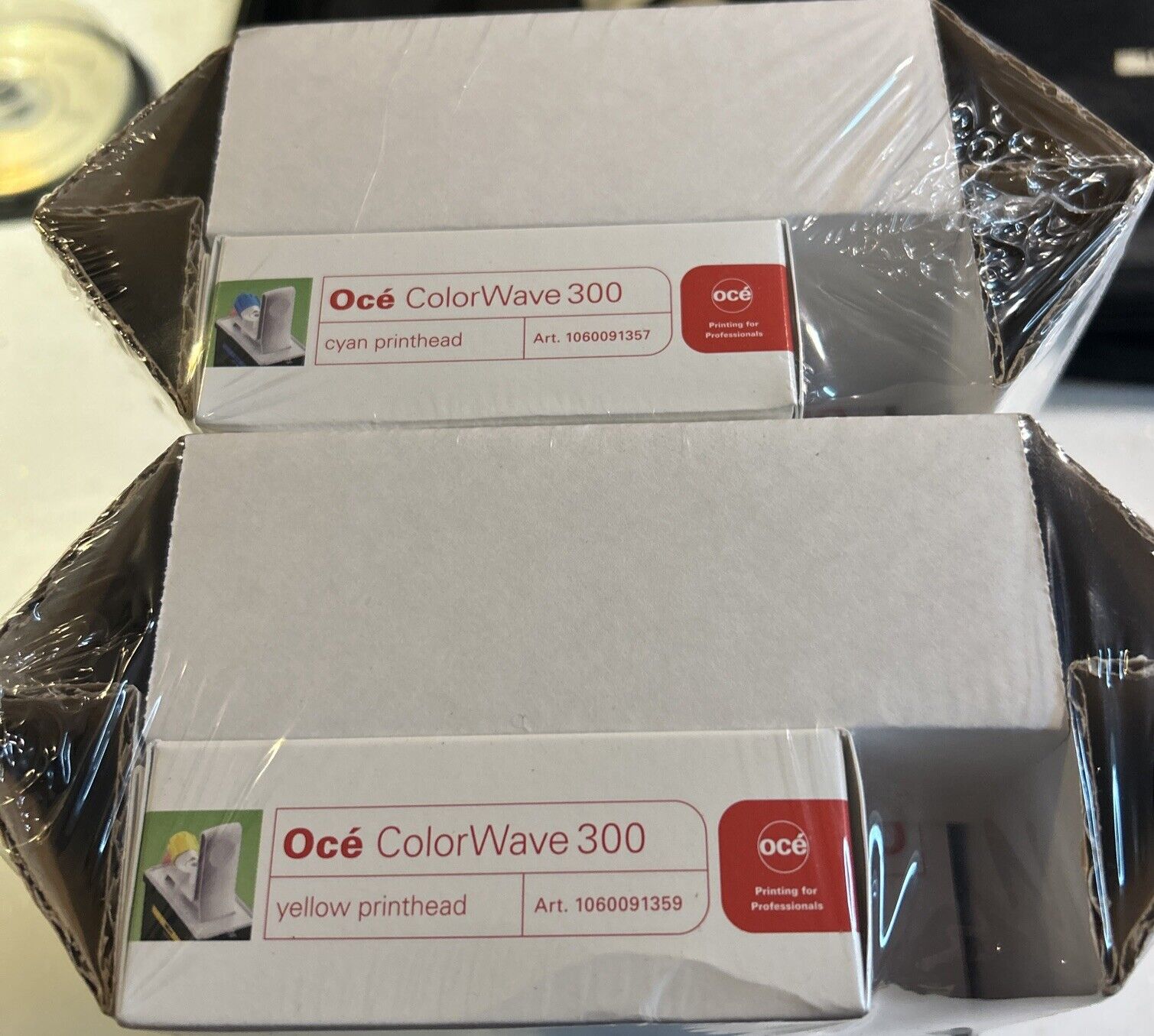 OCE ColorWave 300 Cartridge Combo Packs - Cyan & Yellow Brand New Sealed