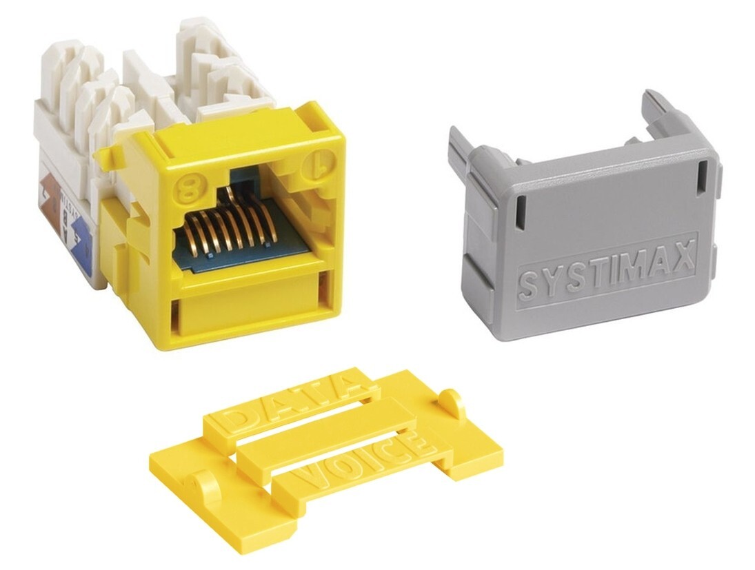 Systimax MGS600 / 760092387 Yellow Ethernet Jack