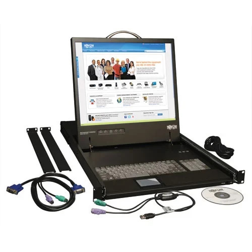 Tripp Lite 1U Rack-Mount Console with 17-in. LCD, w/ KVM Cable Kit