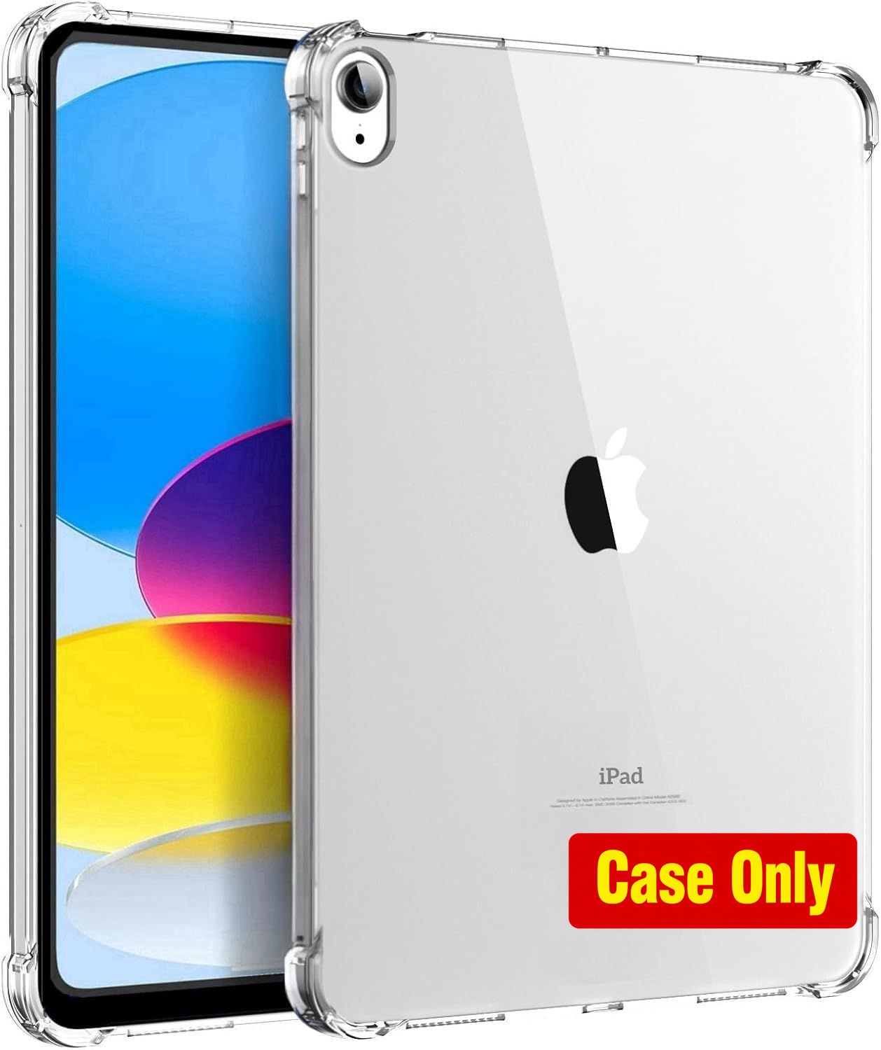 Shockproof Clear TPU Case for 11 Inch iPad 11th Gen (2025), Lightweight and Soft