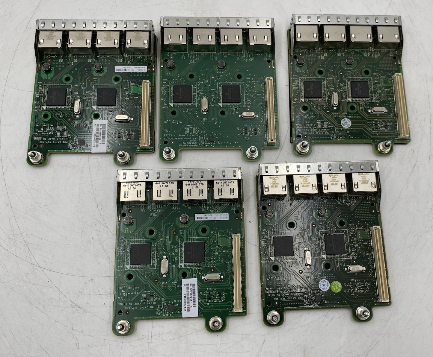LOT OF 5 Dell Broadcom BRCM GpE 4P 5720-t rNDC