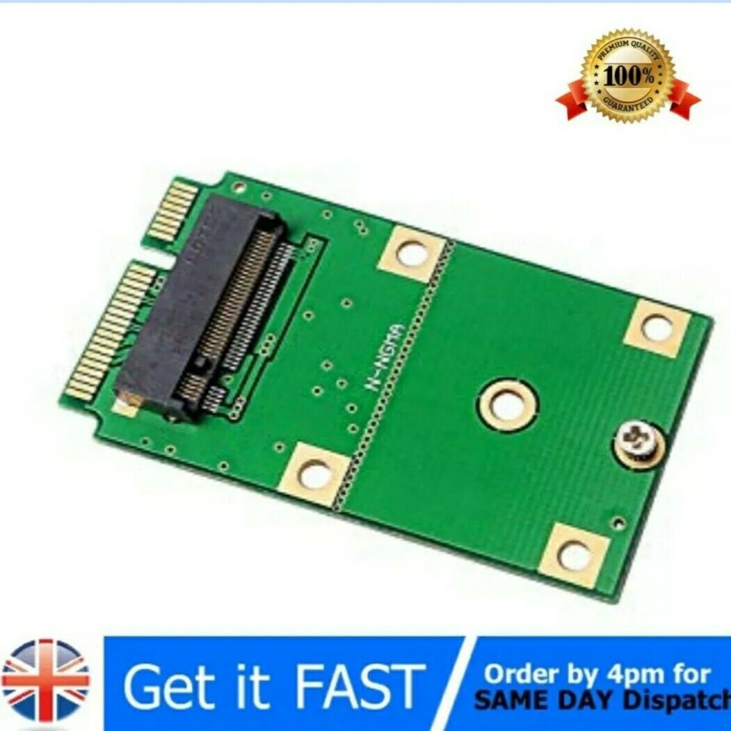 M.2 NGFF SS Dto Mini PCI-E mSATA Adapter Card Replacement Converter