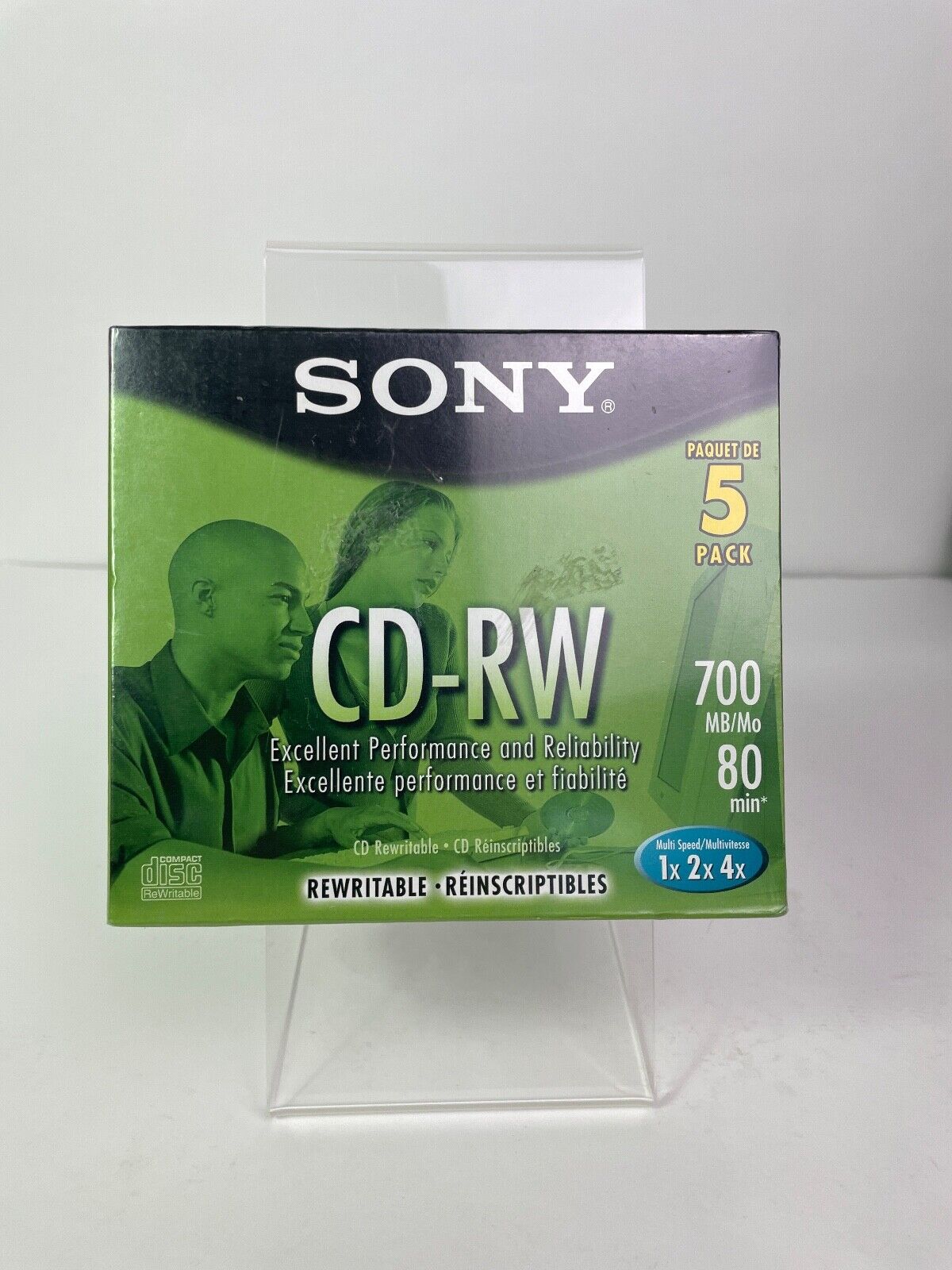 New Sealed Sony -CD-RW-5 Pack