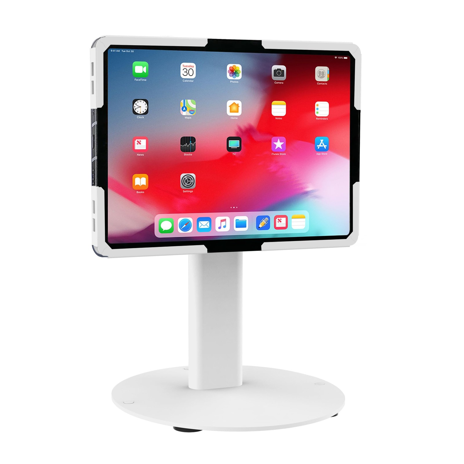 Mount-It Universal Tablet Stand with Tilt, Anti-Theft Retail iPad POS Kiosk ...