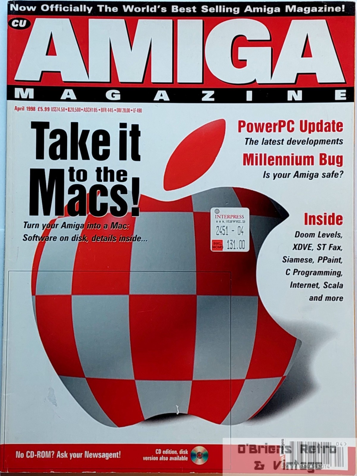 CU Amiga April 1998 - Take it to the Macs PowerPC Update - Millennium Bug