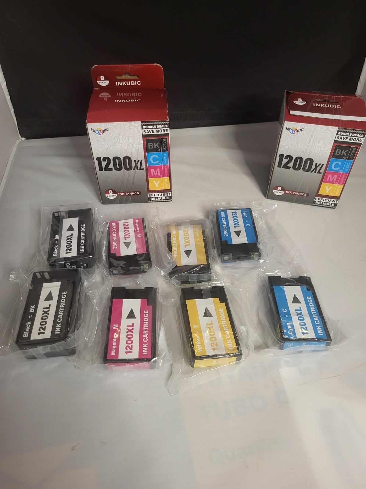 Inkubic 1200XL (2) 8 Packs 16 Compatible Replacement Ink Cartridges In Total