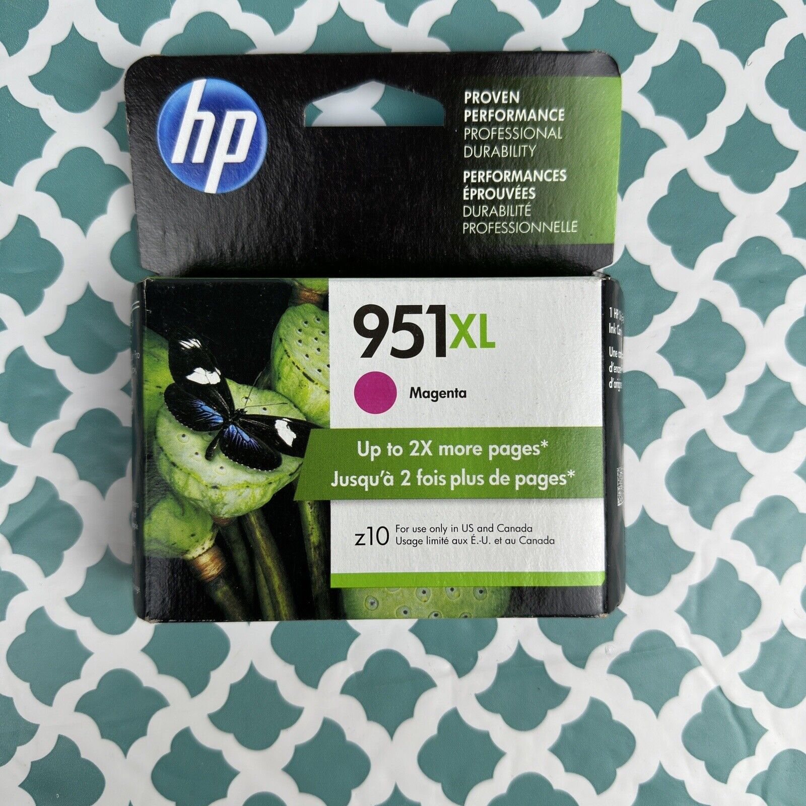 HP 951XL Magenta Ink Cartridge CN047AN Genuine New in Box SEALED exp 08/2020