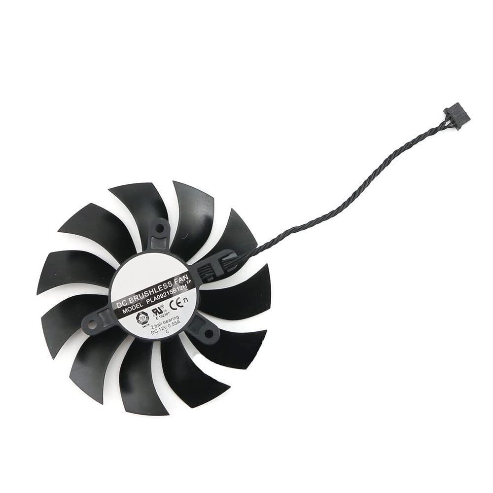 Rakstore PLA09215B12H 87mm Graphics Card Cooling Fan for EVGA GTX 950 960 106...