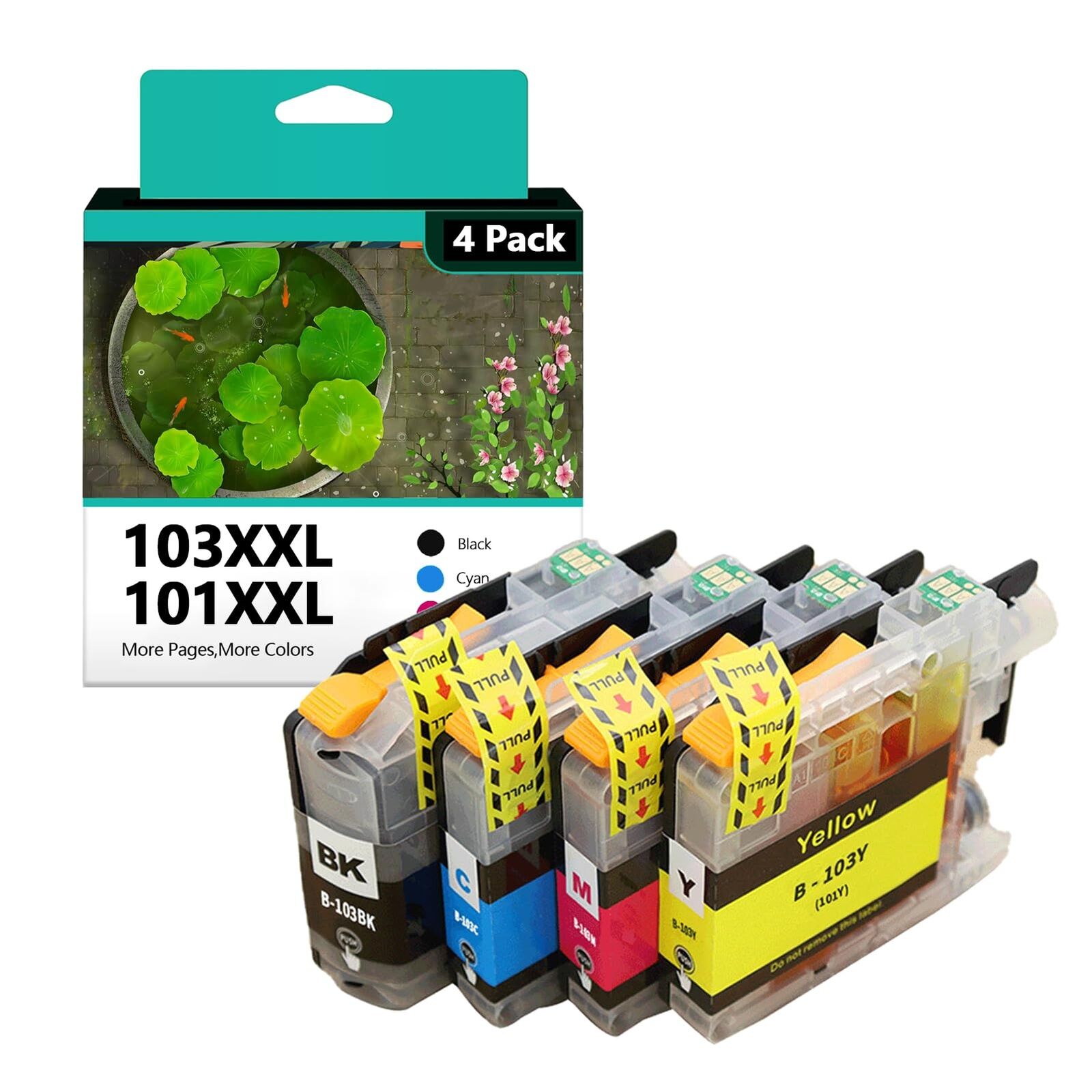 LC103XL LC101XL Ink Cartridges Combo Pack for Brother MFC-J245 MFC-J285DW