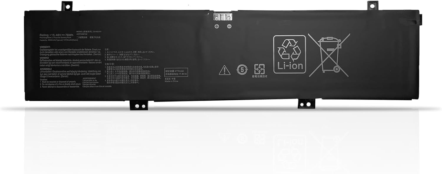 C41N2101 Laptop Battery Replacement for ASUS ROG Zephyrus G14 GA402 GA402R GA...