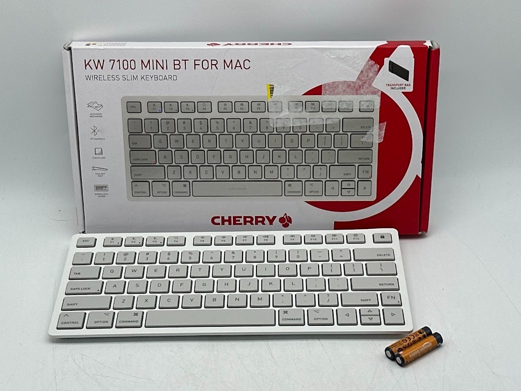 Cherry KW 7100 Mini Wireless Keyboard - White