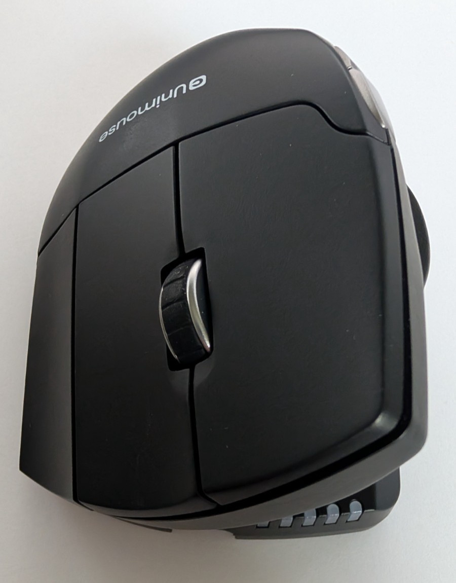 Contour Unimouse Wireless Ergonomic Mouse CDUMBK11001 Right Hand 35-70° Tested
