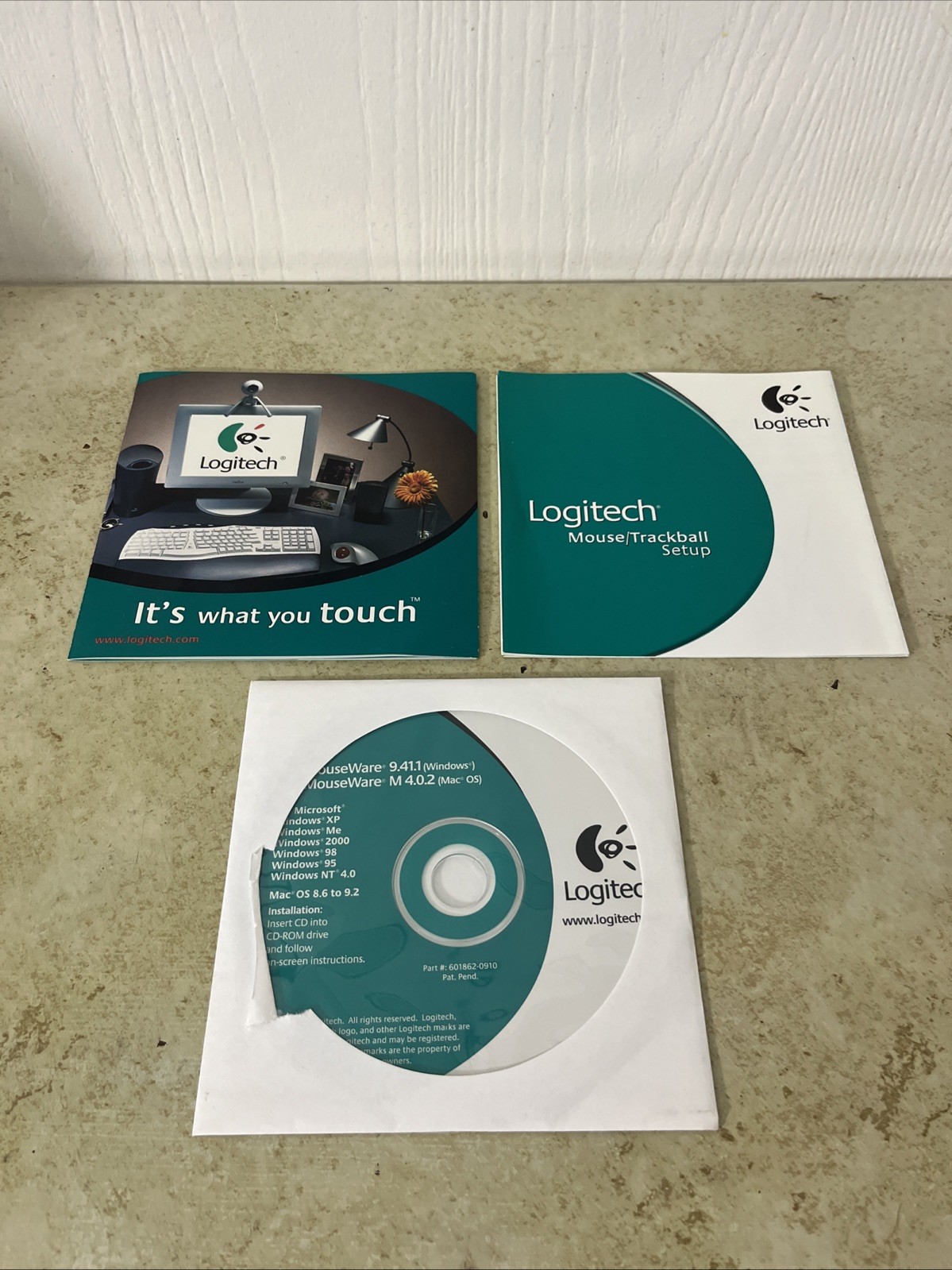 LOGITECH MouseWare 9.41.1 M 4.0.2 CD-ROM Windows/Mac