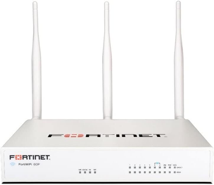 FOrtinet FortiWiFi 60F-A WPS High Performance Wi-Fi Network Security - White