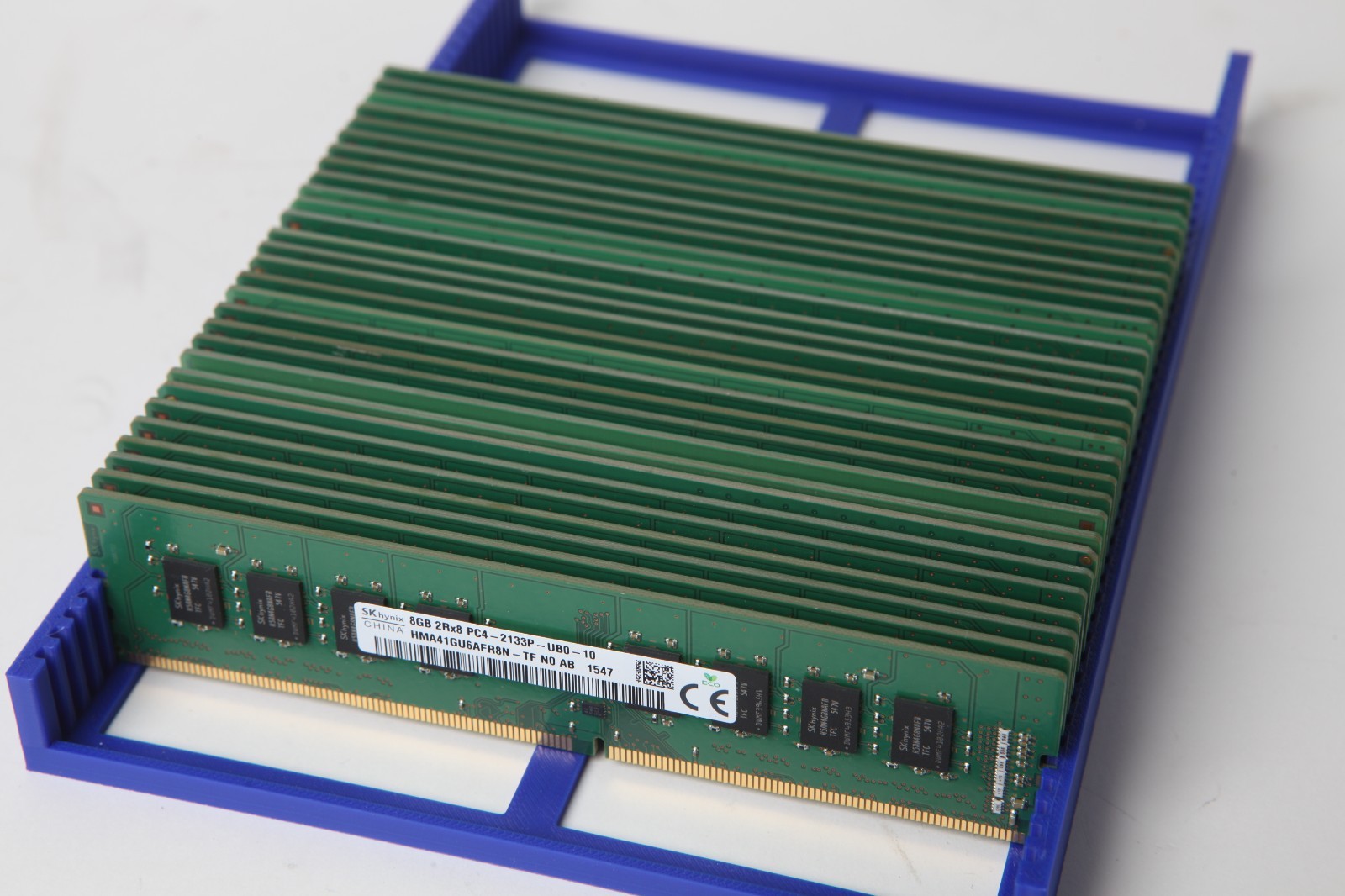 LOT OF 29 DDR4 8GB PC4-2133P Mixed Name Brand Desktop Ram Lot