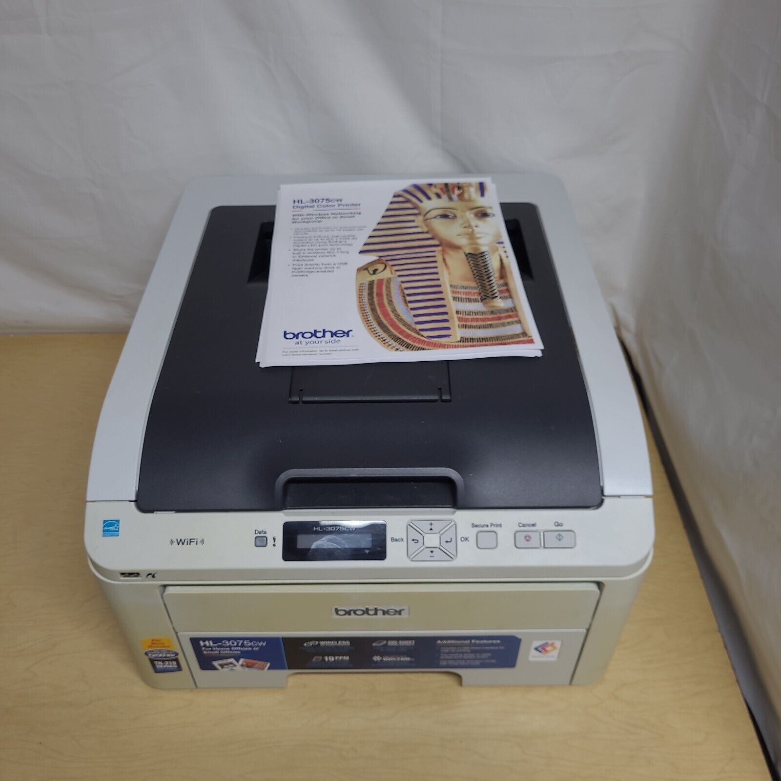 Brother HL-3075CW Color Laser Printer 5.8k Page Count Wireless W/ Toner & Drums