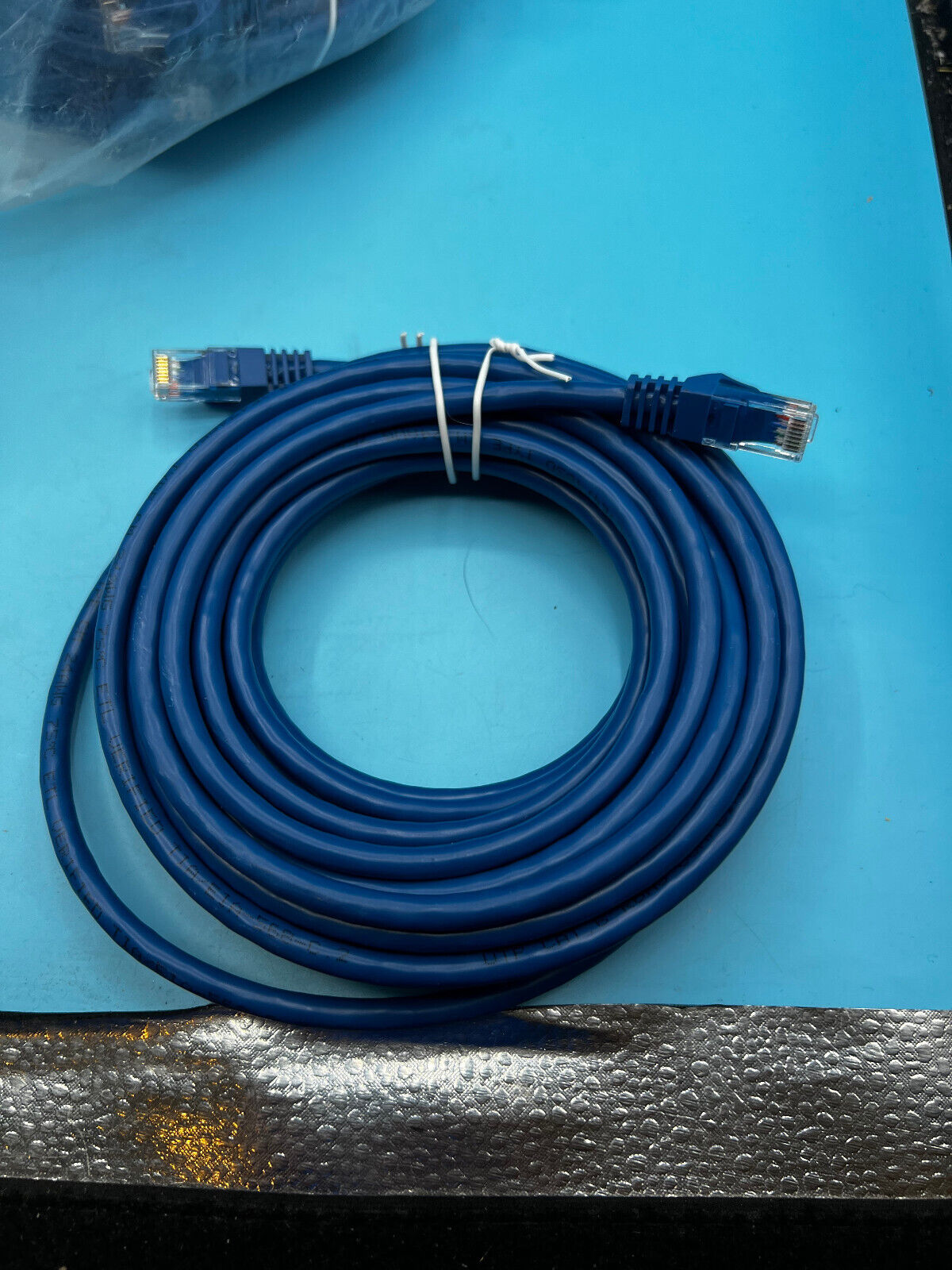 ICC Cat6 Molded Boot Patch Cord 25ft Blue BLUE LOT OF 10