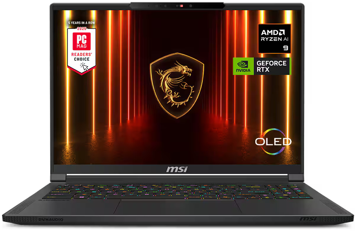 MSI - Stealth A16 AI+ - Copilot+- 16 in QHD+ Ryzen AI R9-365 32GB RAM 1TB SSD