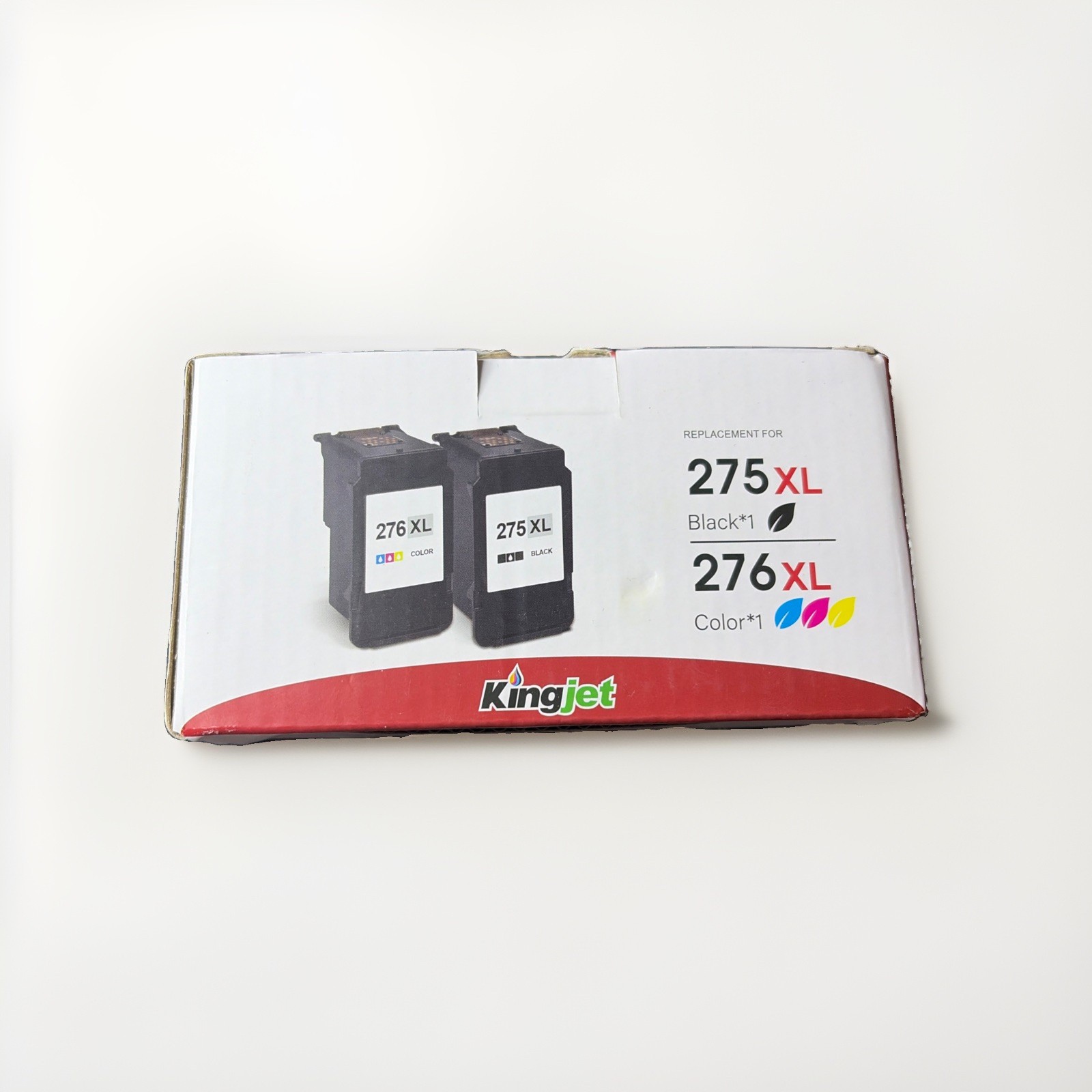 Kingjet 275XL 276XL Ink Cartridges Black/Color Canon