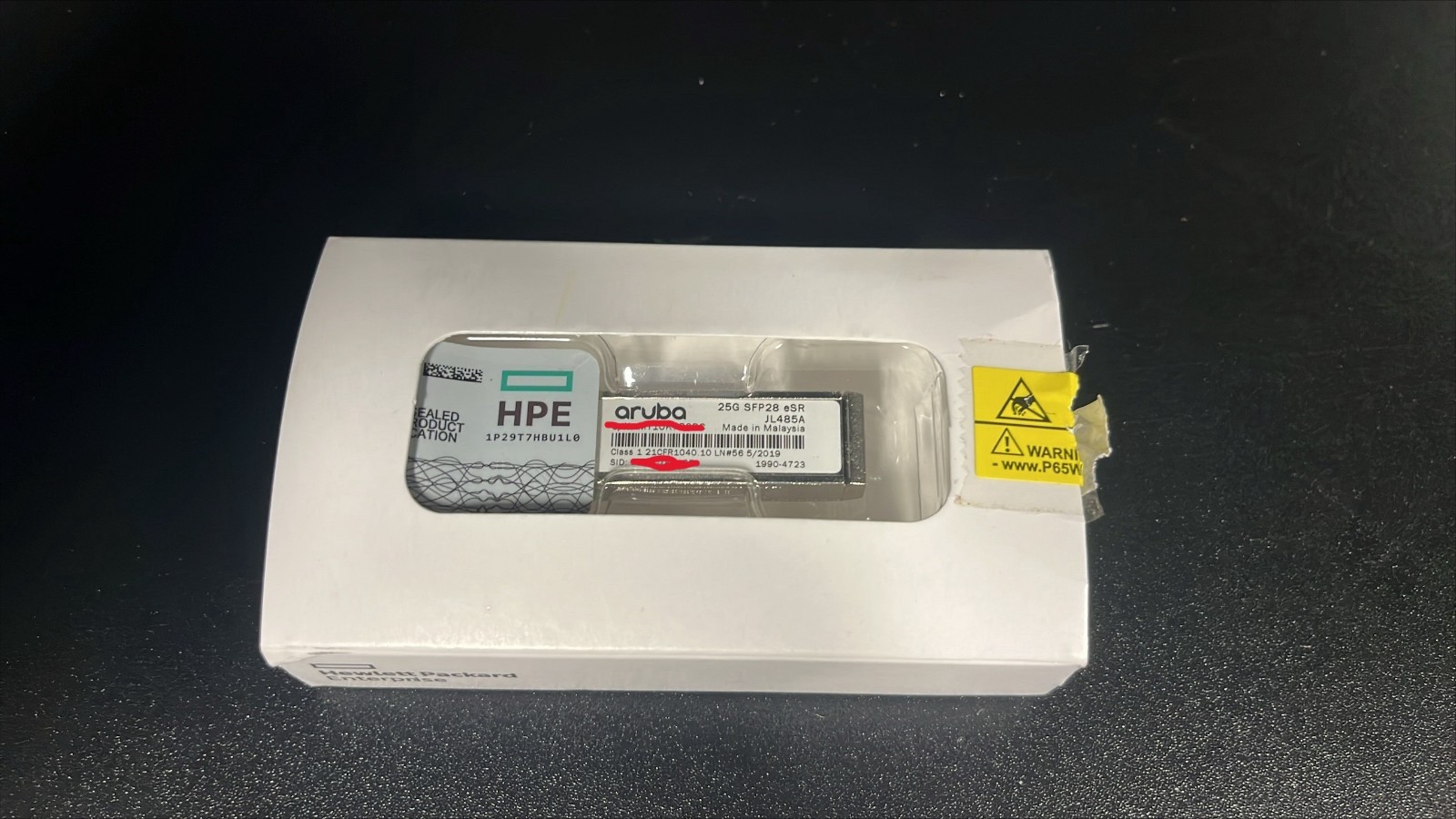 JL485A HPE Aruba 25G SFP28 LC eSR  Transceiver