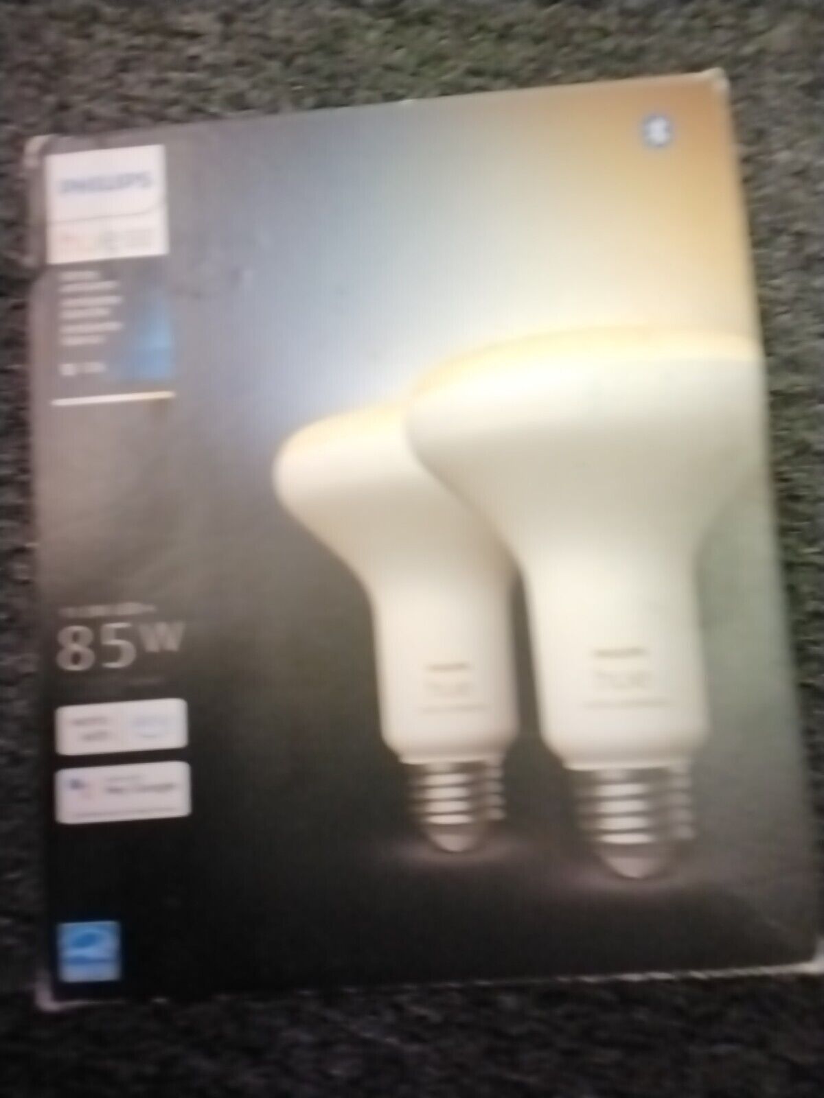 Philips Hue White Ambiance BR30 85W Smart LED Bulb Bluetooth 2-Pack Open Box