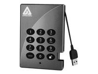 Apricorn Aegis Padlock 250 GB,External,5400 RPM (A25-PL128-250) Hard Drive