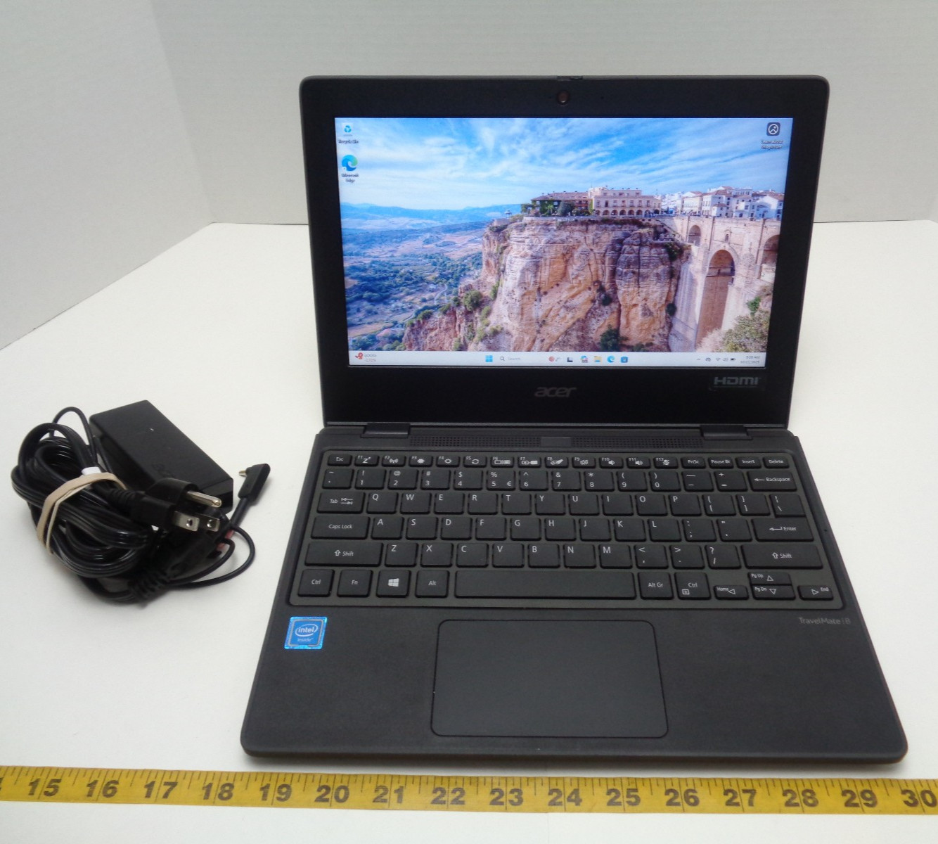 Acer TravelMate B3 B311-31 Laptop PC Computer w Charger 64GB SSD Windows 11 Pro