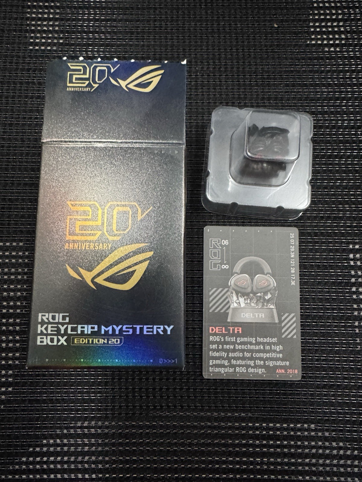 ASUS ROG 20th Edition Keycap Mystery Box ROG Delta