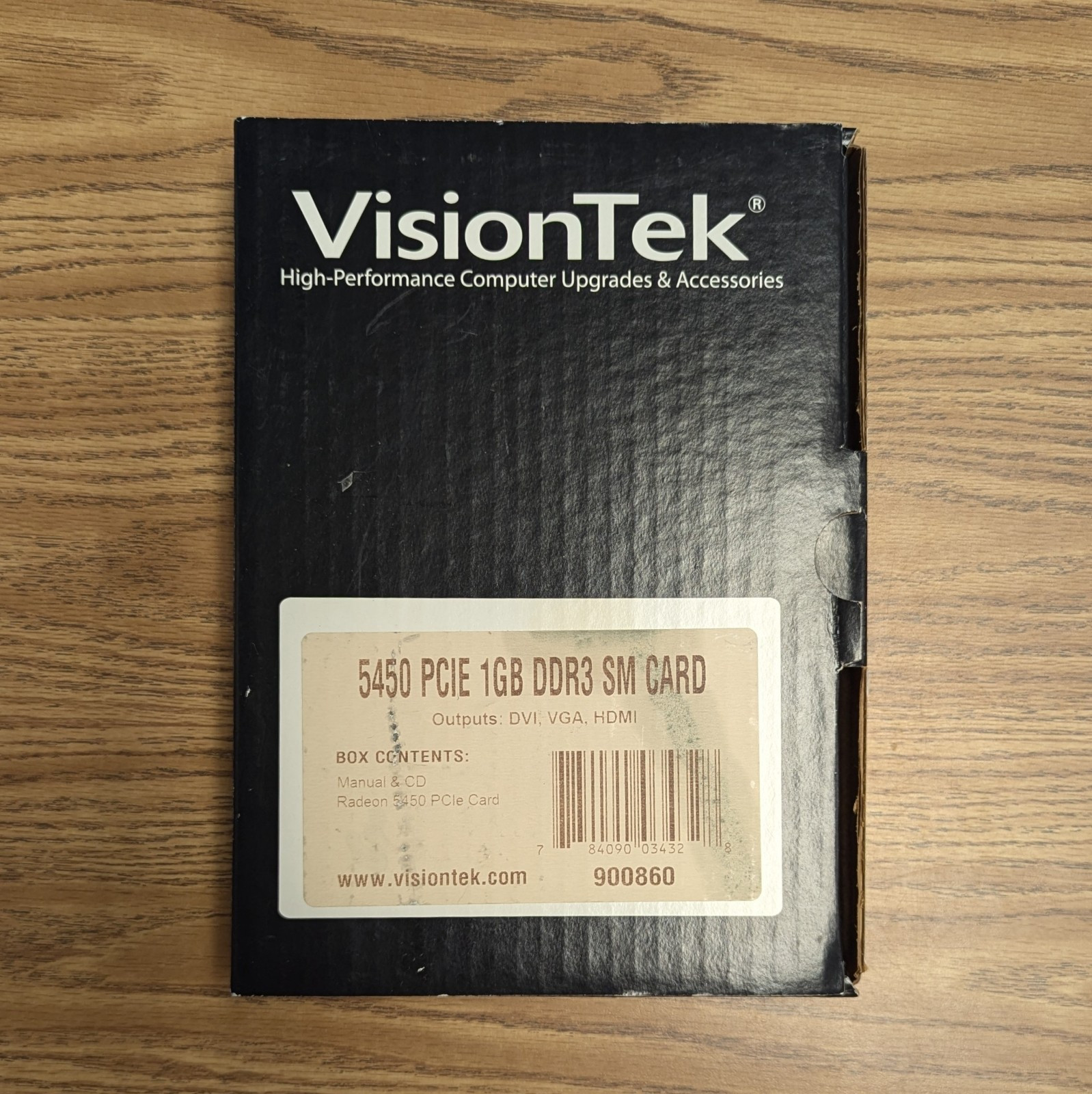 VisionTek 401478 Radeon 5450 1GB PCIE HDMI DVI VGA Video Graphics Card