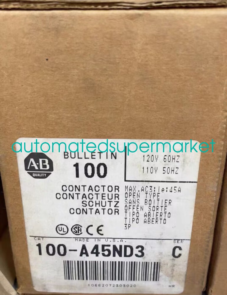 1Pcs New 100-A45ND3 Contactor Shipping by DHL/FedEX