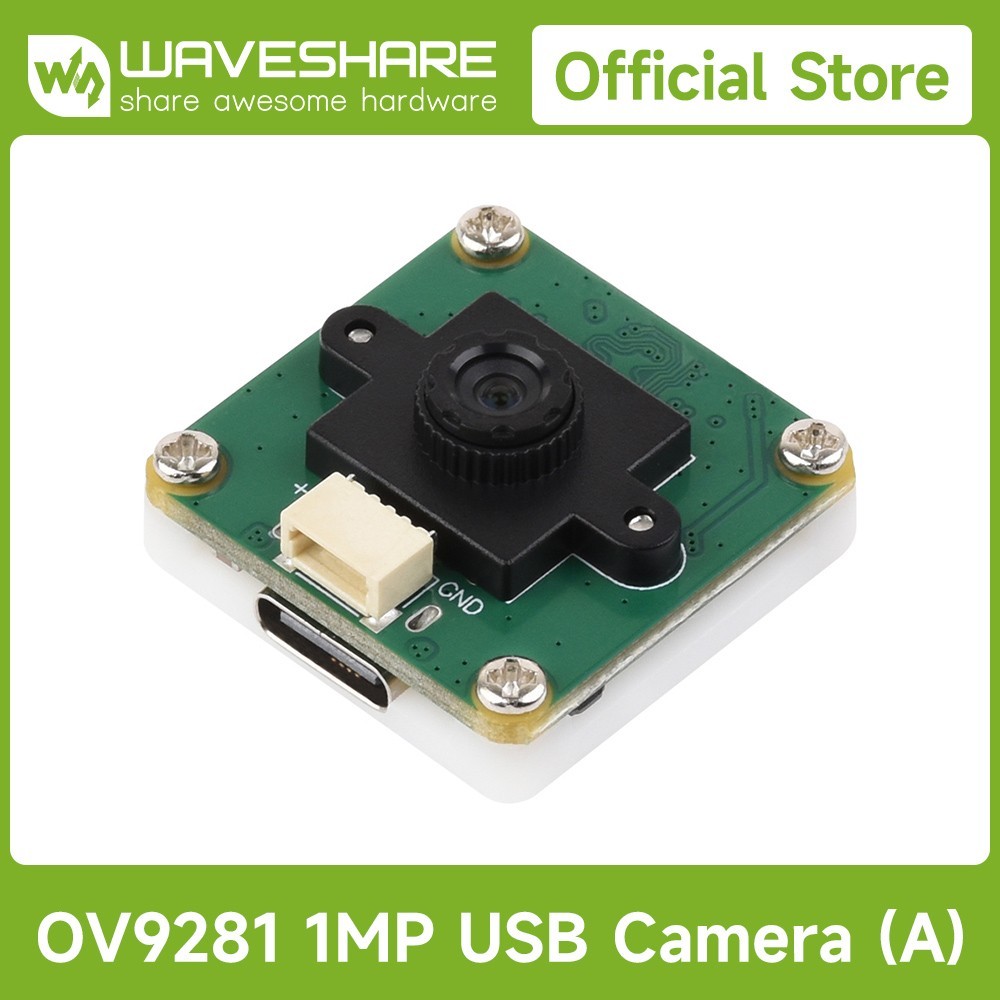 Waveshare OV9281 1MP Mono USB Camera A Supports 120FPS High Frame Rate Recording