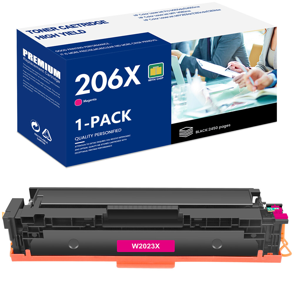 W2110A Fits For HP 206A 206X Toner W2110X Laserjet Pro MFP M283cdw M283fdw Lot