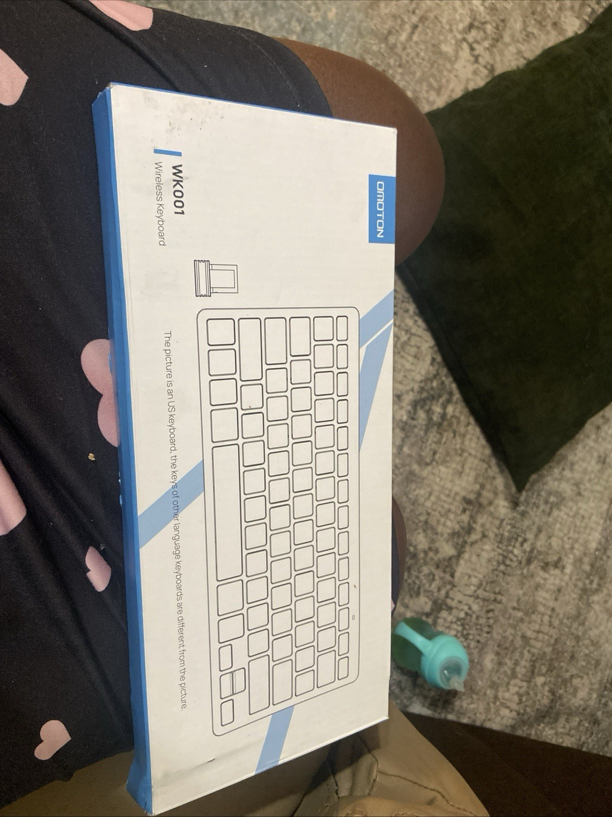 Omoton WK001 B009 2.4G USB Wireless Keyboard For PC, Laptop