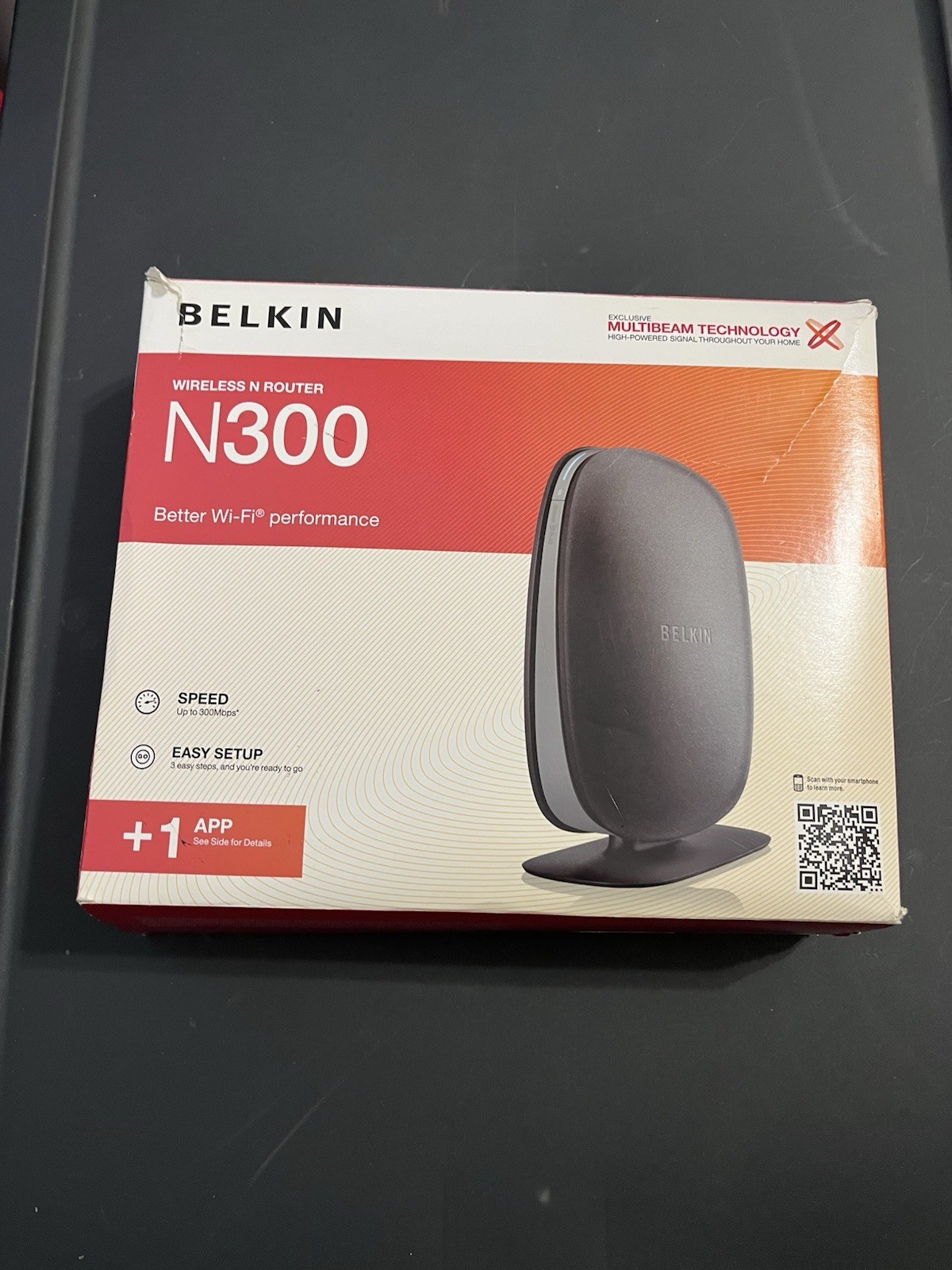 Belkin N300 300 Mbps 4-Port 10/100 Wireless N Router