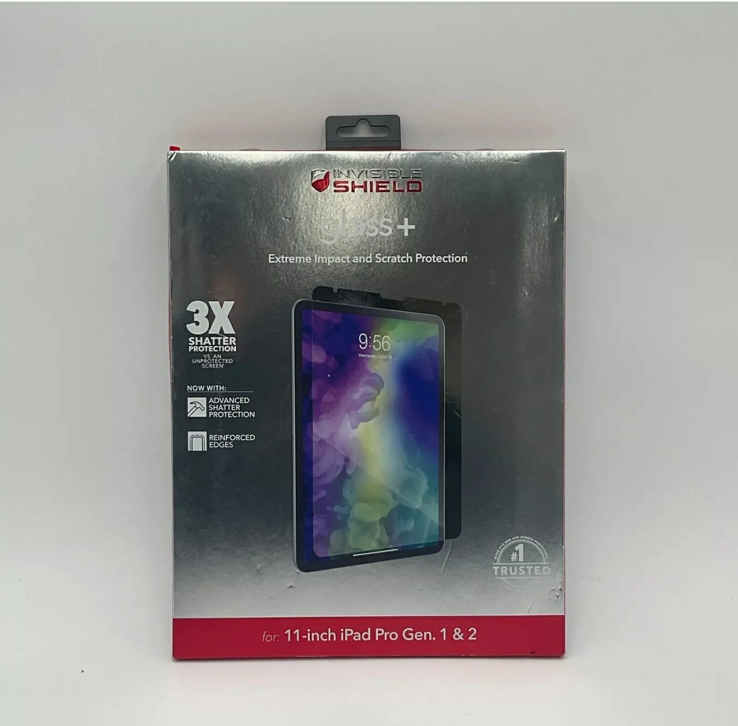(3 For 1) Zagg Invisible Shield Glass + Shield for iPad Pro 11" Gen. 1 & 2