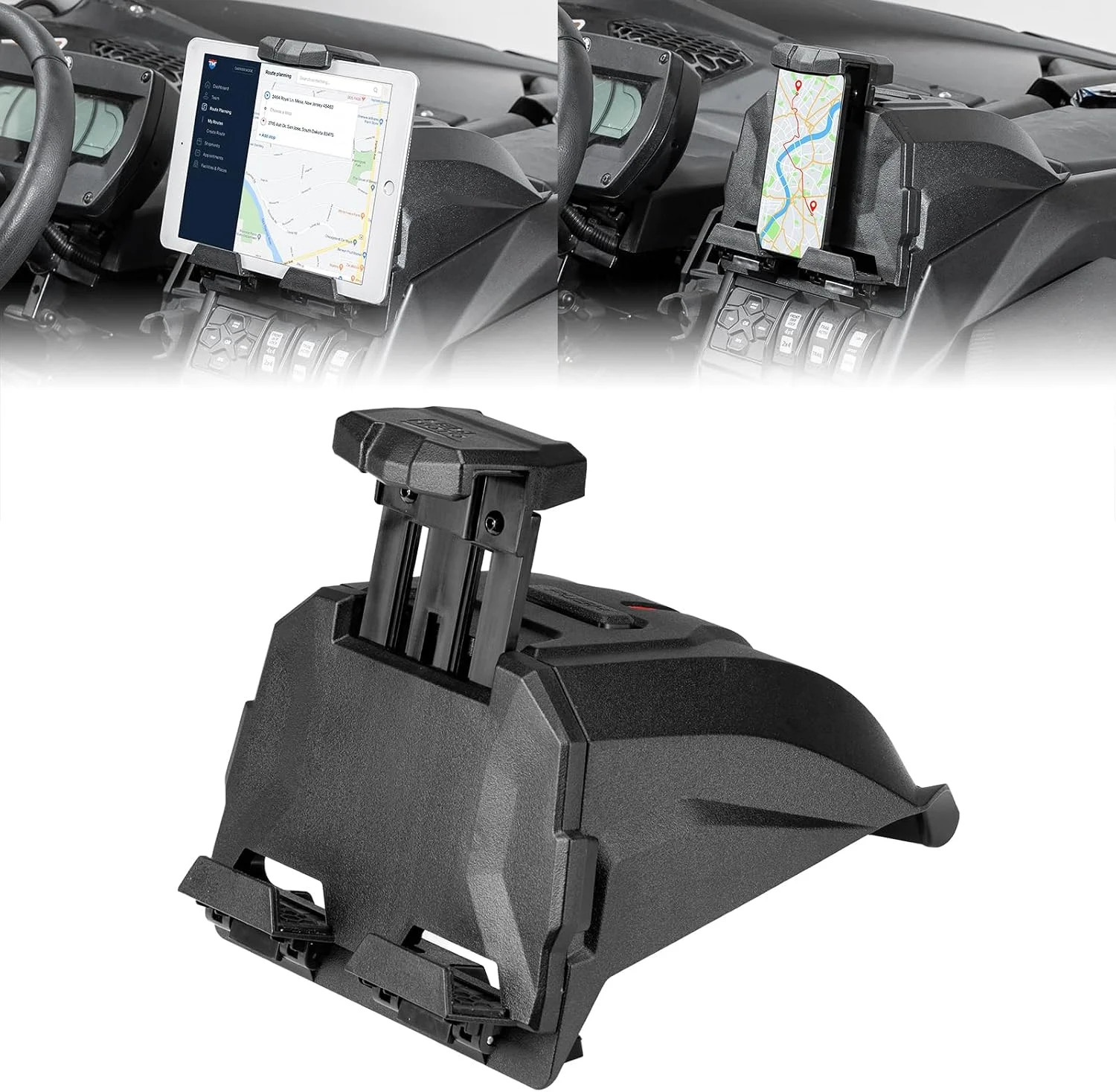 X3 Device Tablet Holder Storage Mount Compatible with 2017-2025 Can Am Maverick