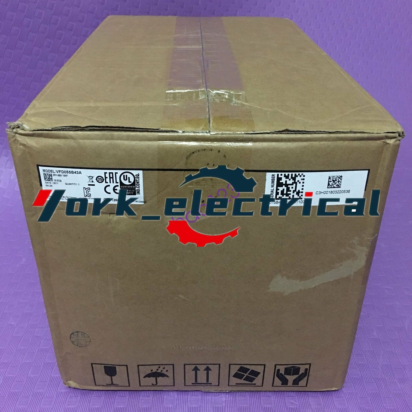 New Delta Inverter VFD Drive VFD055B43A 3Phase 380V 5.5KW Frequency Converter