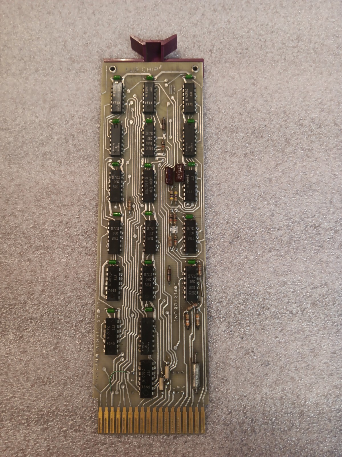 DEC Digital Equipment Corp. PDP11/34 M7821 interrupt control (B18)
