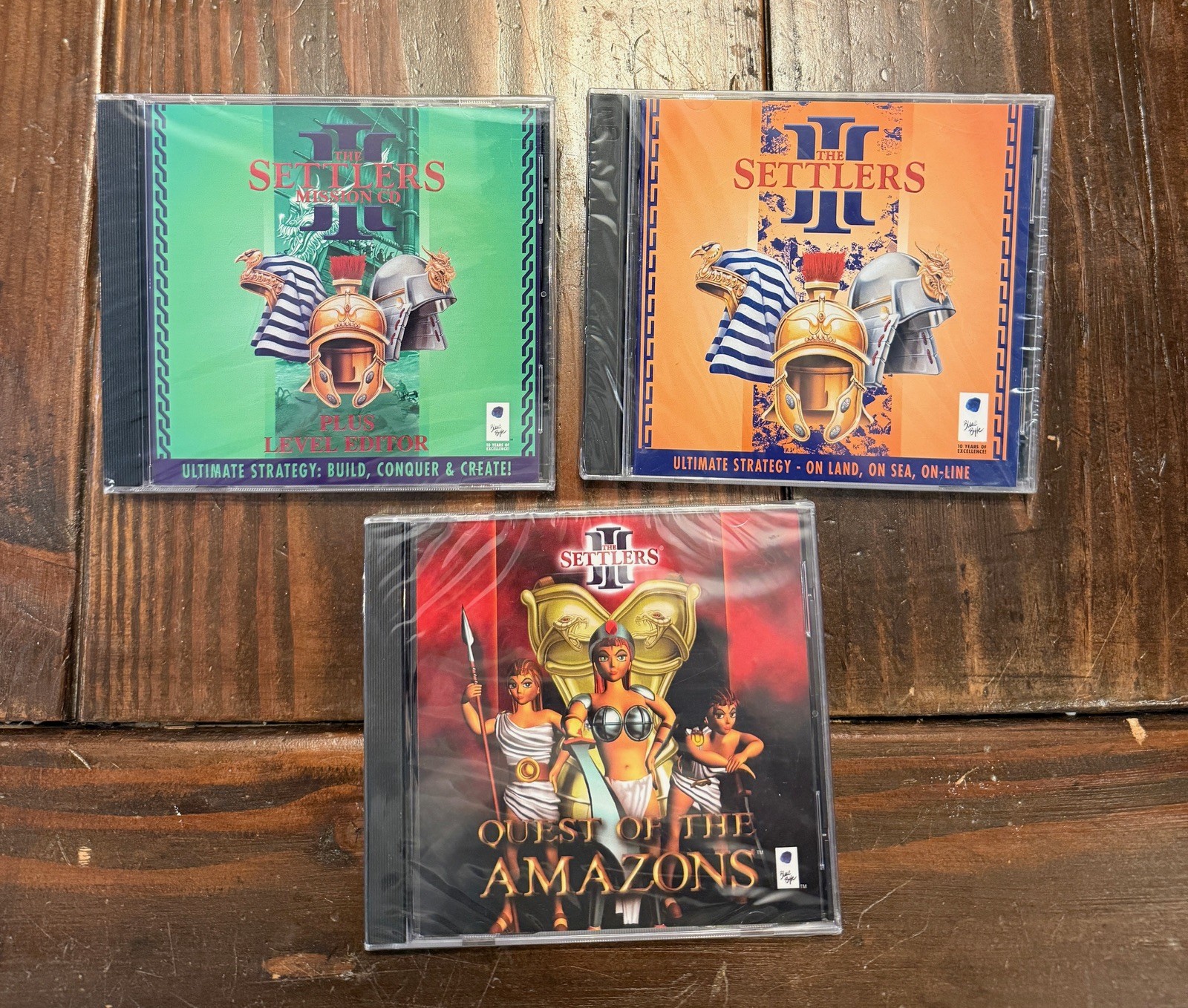 NEW The SETTLERS III PC CD-ROM Mission Quest of the Amazons Lot SEALED Blue Byte