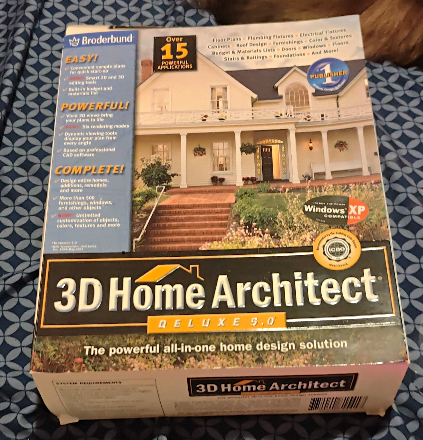 Broderbund 3D Home Architect Deluxe 5.0 CD Home Design for Windows 98/Me/2000/XP