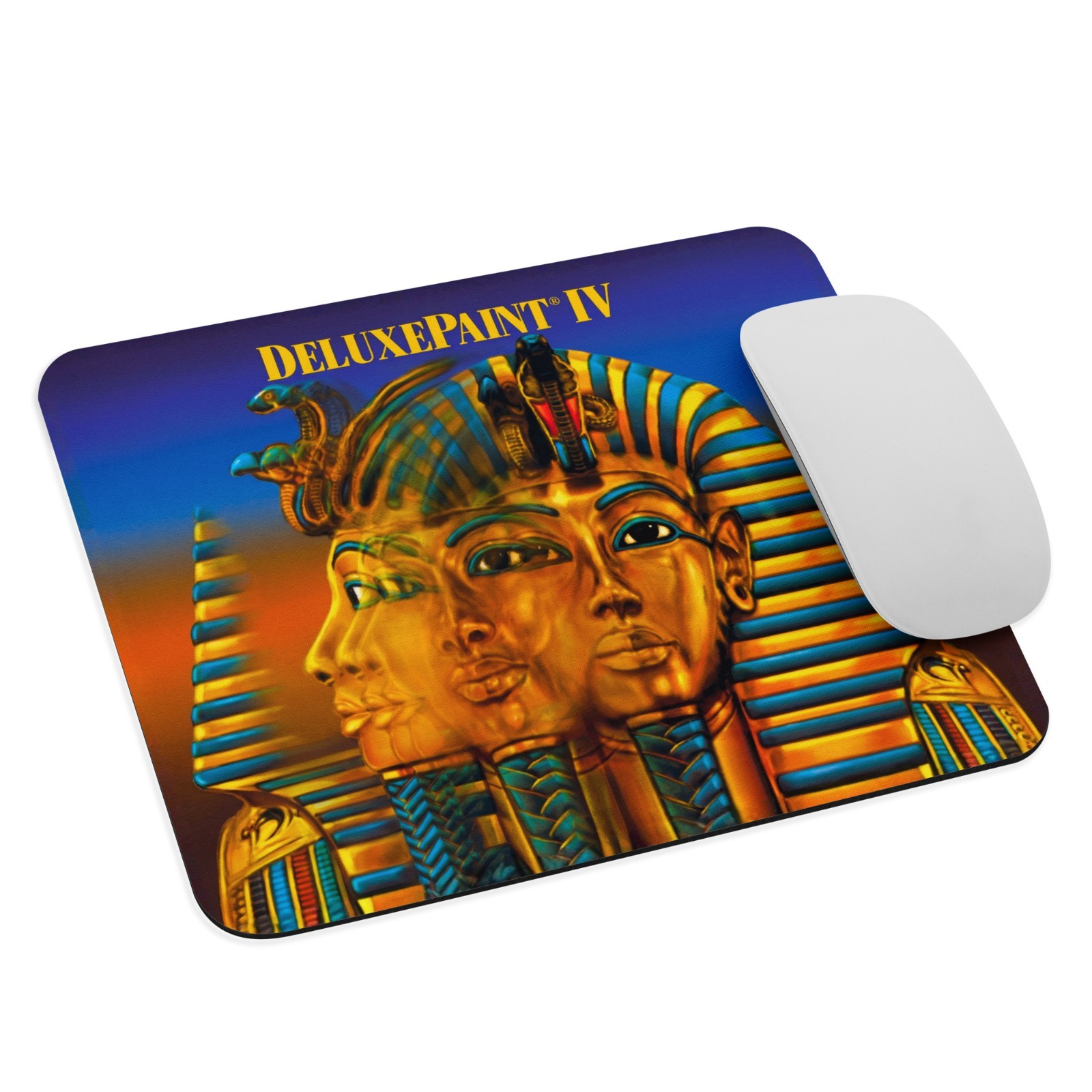 Deluxe Paint 4 Amiga Mouse Pad - 9.5" x 7.75" - Pixel Art Nostalgia Desk Mat