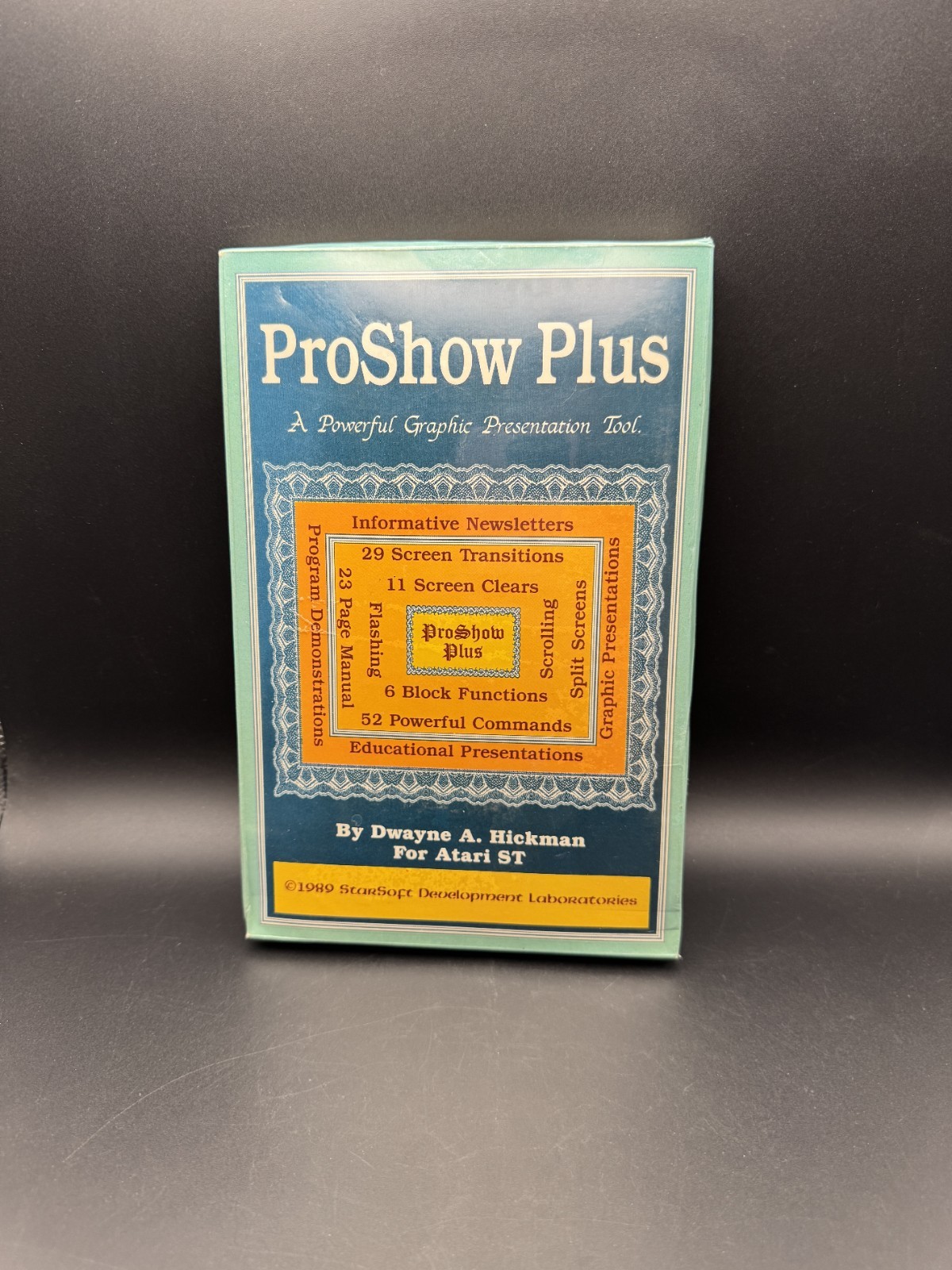 PROSHOW PLUS - 1989 Atari ST Computer StarSoft Software - SEALED BOX