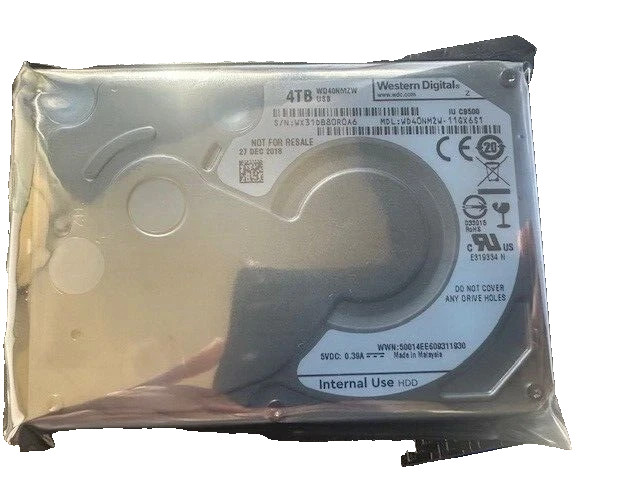 Western Digital WD40NMZW-11GX6S1 4TB 2.5" Hard Drive External