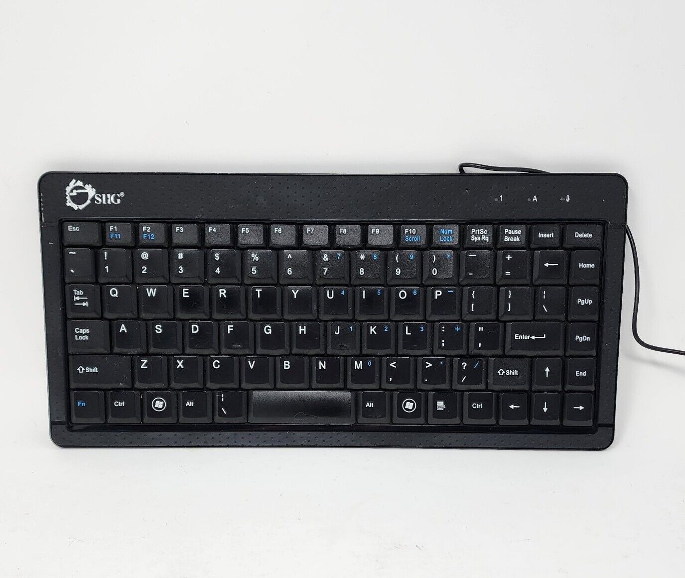 SIIG USB Wired Ultra Slim Mini Keyboard JK-US0512-S1 Comfort Laptop Style Keypad