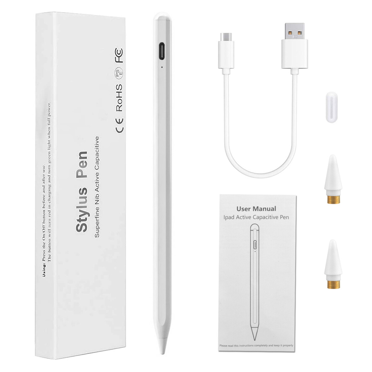 Pencil Stylus For iPad iPhone Samsung Galaxy Tablet Phone Pen Capacitive Screen.