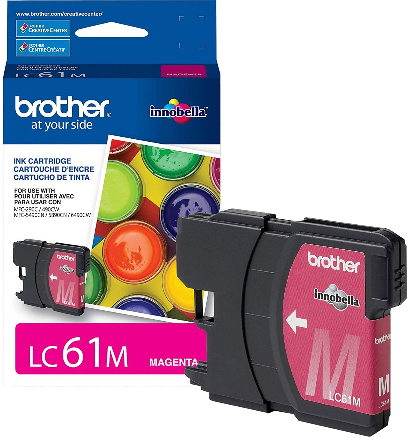 GENUINE Brother LC61 Magenta Ink Cartridge for MFC-290C MFC-490CW  MFC-5490CN