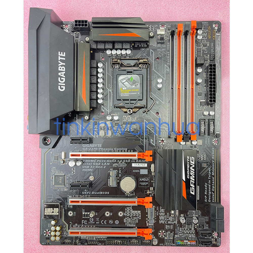 For Gigabyte GA-Z270-Phoenix Gaming Motherboard LGA1151 DDR4 DVI-D+ ATX