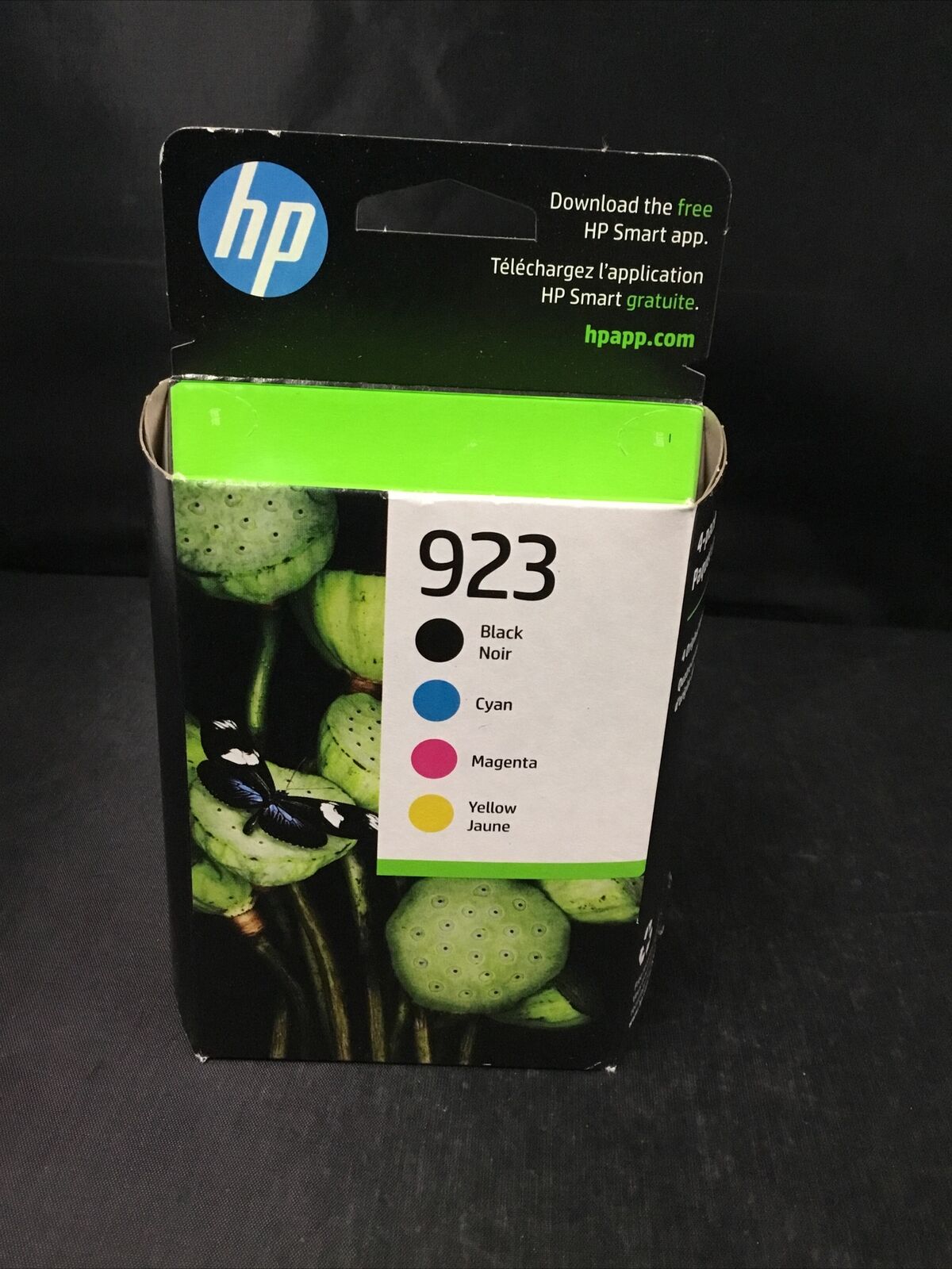 Authentic HP 923 Ink Cartridges 4 PACK B/C/M/Y (6C3Y6LN) Expires JULY 2025 NEW