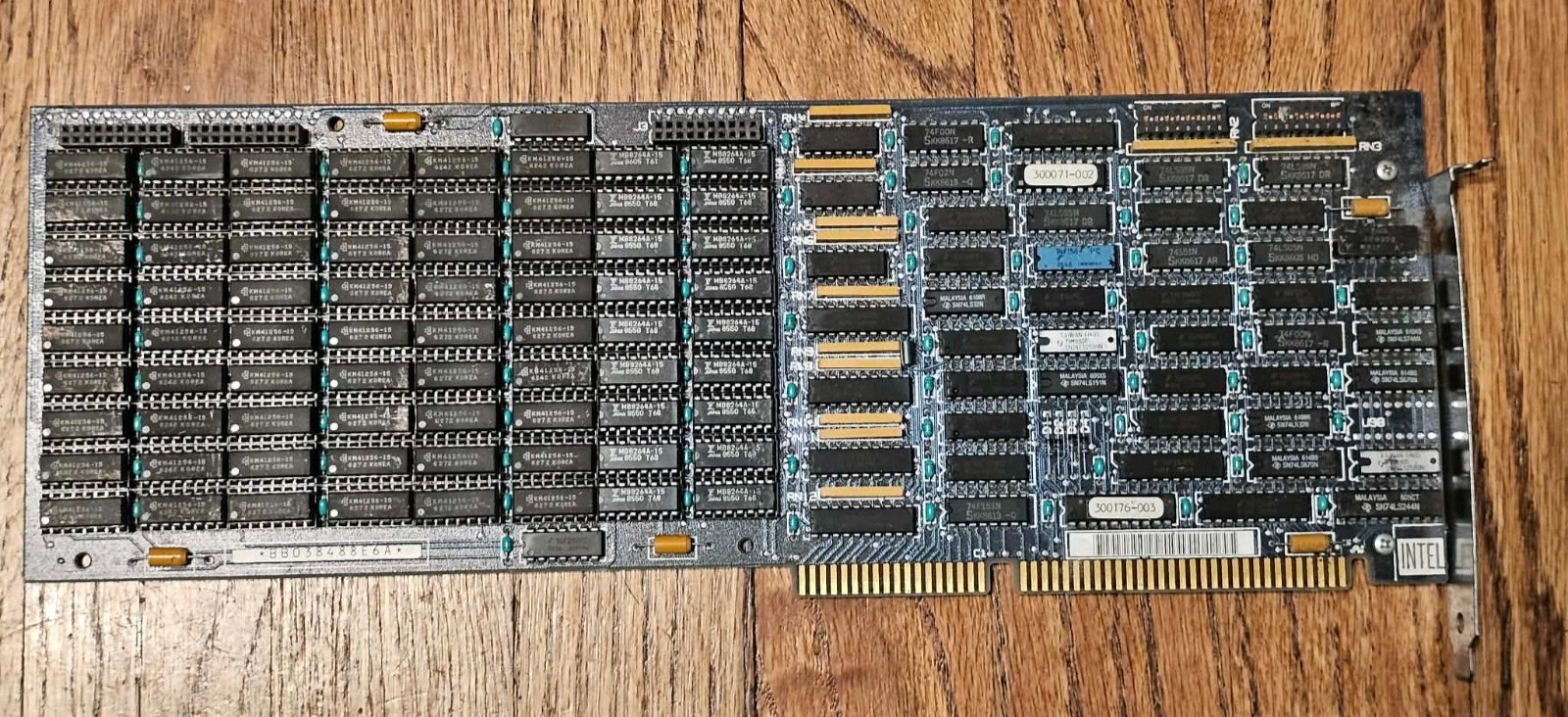 Vintage Retro Rare Intel Above Board AT 16-bit ISA memory expansion card 2MB Ram